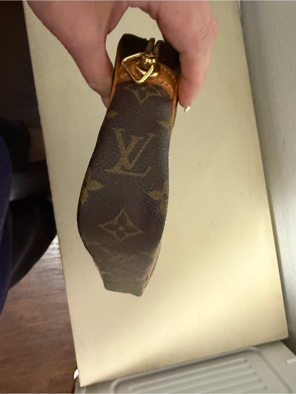 Louis Vuitton Monogram Canvas Toiletry Pouch in Brown and Tan - Picture 12 of 16